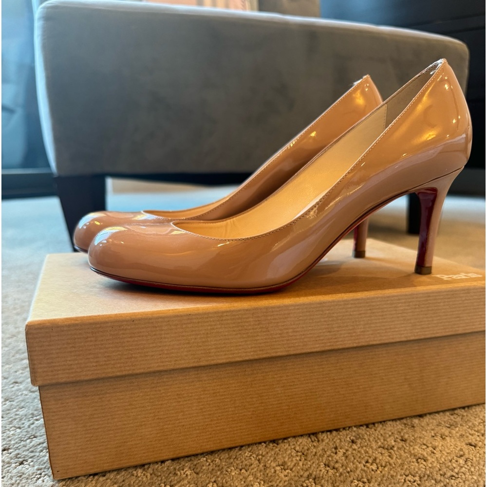 Christian Louboutin Simple Pump 70 patent calf